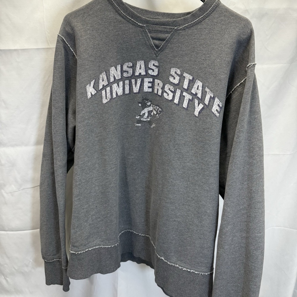 Three Square Gray Kstate‎ University Crewneck Sweatshirt Size Medium